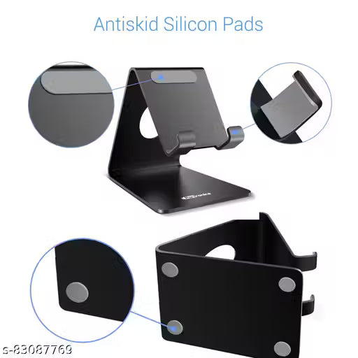 Aluminium Mobile & Tablet Stand with Antiskid Silicon Pads